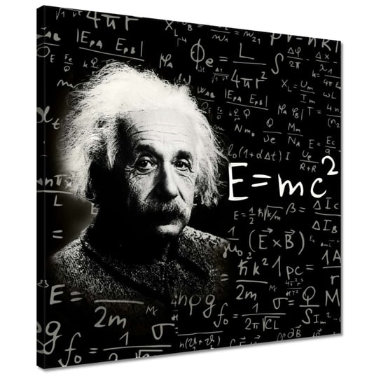 Obraz 40x40cm Albert Einstein ZeSmakiem