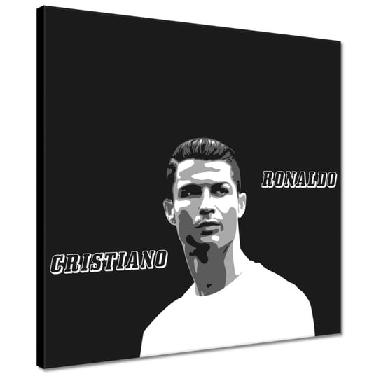 Obraz 40x40cm Cristiano Ronaldo Piłkarz ZeSmakiem