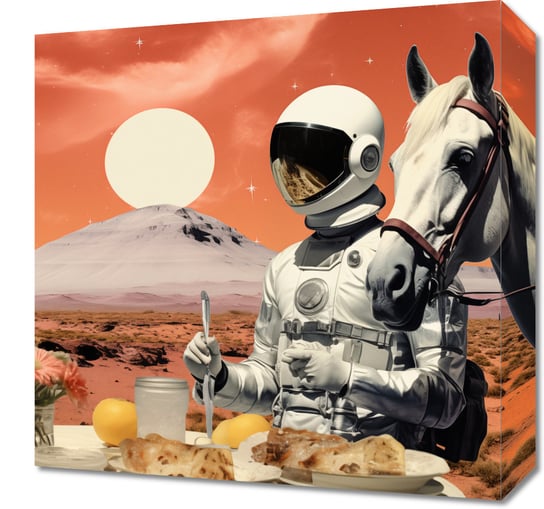 Obraz 40x40cm Obiad na Marsie Inna marka