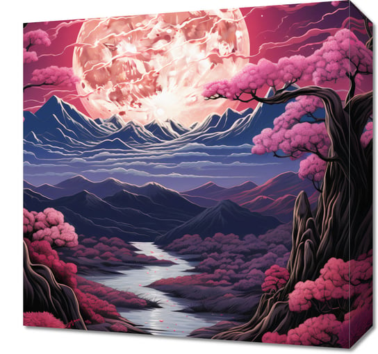 Obraz 40x40cm Różowa Kraina Marzeń Zakito Posters