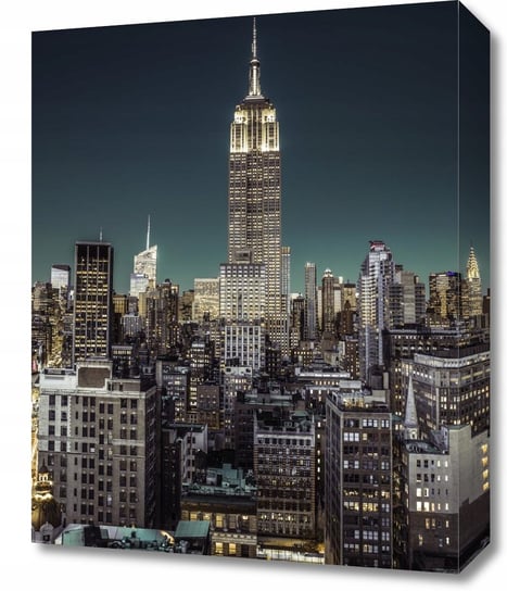 Obraz 40X50cm Empire State Building Z Panoramą Nowego Jorku Zakito Posters