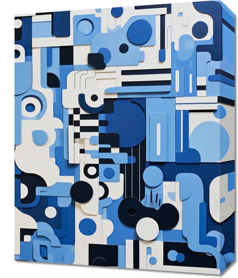 Obraz 40x50cm Niebieski Labirynt Zakito Posters