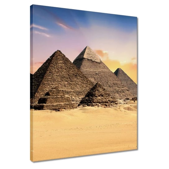 Obraz 40x50cm Piramidy Egipt Krajobraz ZeSmakiem