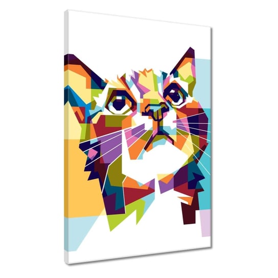 Obraz 40x60cm Abstrakcyjny kot ZeSmakiem