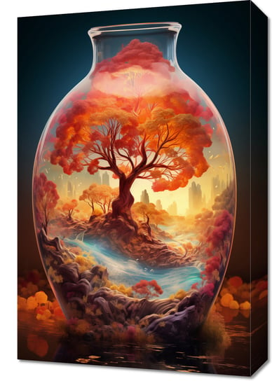 Obraz 40x60cm Drzewo Życia w Szkle Zakito Posters