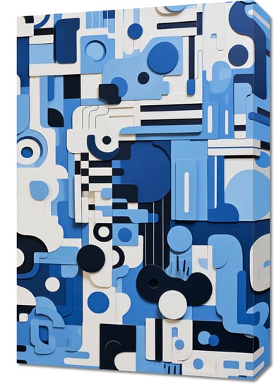 Obraz 40x60cm Niebieski Labirynt Zakito Posters