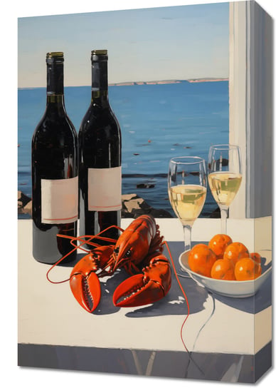 Obraz 40x60cm Obiad nad Zatoką Zakito Posters