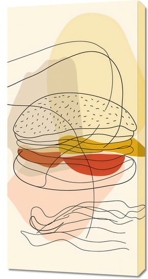Obraz 50x100cm Cieniutki Burger Inna marka