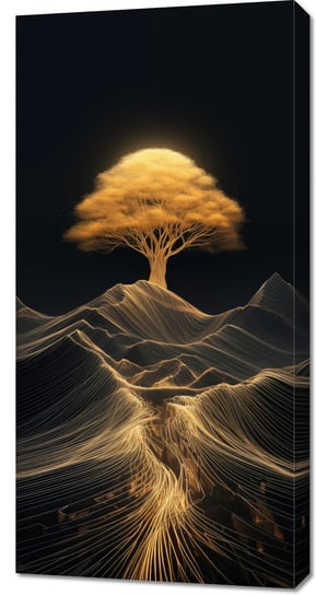 Obraz 50x100cm Drzewo Energii Zakito Posters