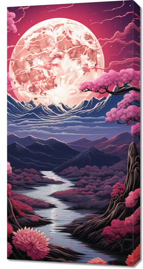 Obraz 50x100cm Różowa Kraina Marzeń Zakito Posters
