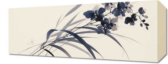 Obraz 50x20cm Orchidea w Sepii Inna marka