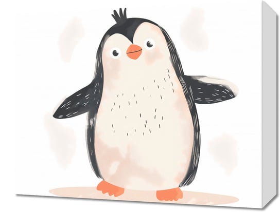 Obraz 50x40cm Radość Małego Pingwinka Inna marka
