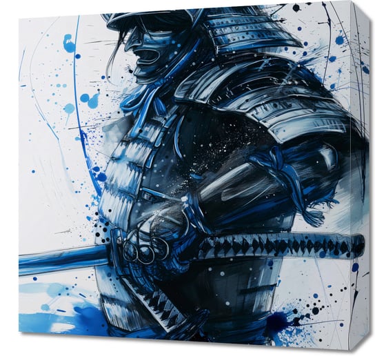 Obraz 50x50cm Samuraj w Błękicie Inna marka
