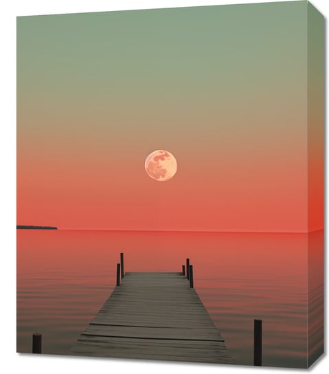 Obraz 50x60cm Księżyc nad Wodą Inna marka