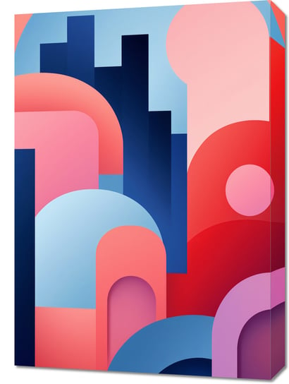 Obraz 50x70cm Miasto Kolorów Zakito Posters