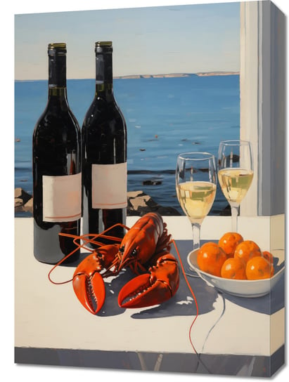 Obraz 50x70cm Obiad nad Zatoką Zakito Posters