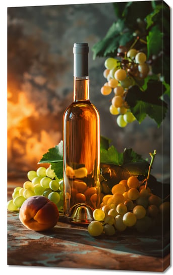 Obraz 60x100cm Bursztynowe Wino Inna marka