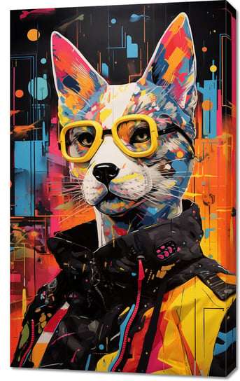 Obraz 60x100cm Kot w Miejskim Stylu Zakito Posters