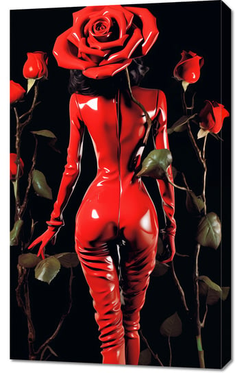 Obraz 60x100cm Kwiatowa Persona Róż Zakito Posters