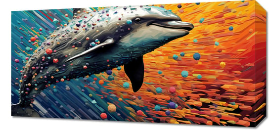 Obraz 60x30cm Delfin w Palecie Barw Zakito Posters