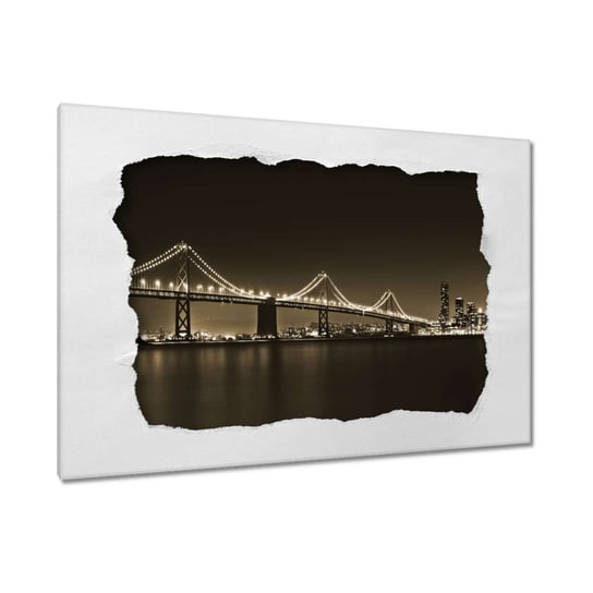 Obraz 60x40cm Most nocą w sepii ZeSmakiem