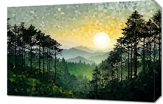 Obraz 60x40cm Mozaika Dźwięków Przyrody Inna marka