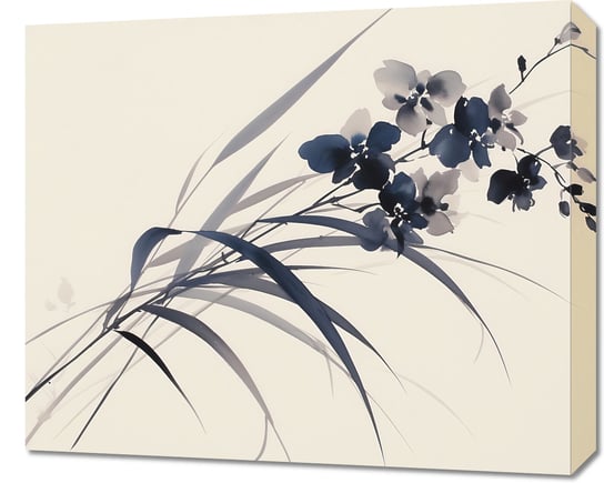 Obraz 60x50cm Orchidea w Sepii Inna marka