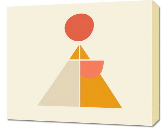 Obraz 60x50cm Piramida Równowagi Inna marka