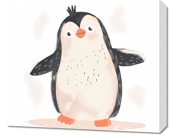 Obraz 60x50cm Radość Małego Pingwinka Inna marka