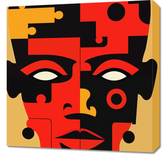 Obraz 60x60cm Puzzle Tożsamości Zakito Posters