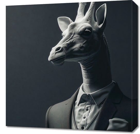 Obraz 60x60cm Żyrafa na Wyjściu Inna marka
