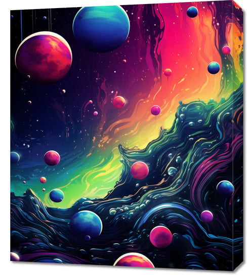 Obraz 60x70cm Kalejdoskop Galaktyk Zakito Posters