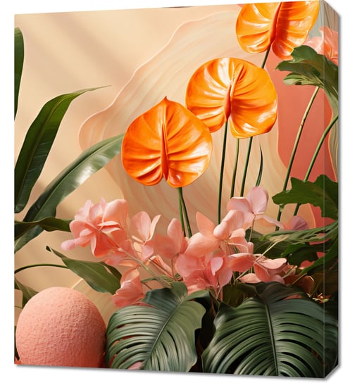 Obraz 60x70cm Pomarańczowy Raj Inna marka