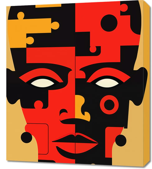 Obraz 60x70cm Puzzle Tożsamości Zakito Posters