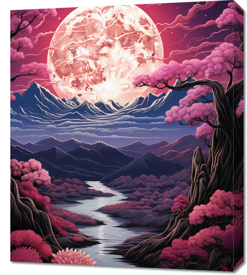 Obraz 60x70cm Różowa Kraina Marzeń Zakito Posters