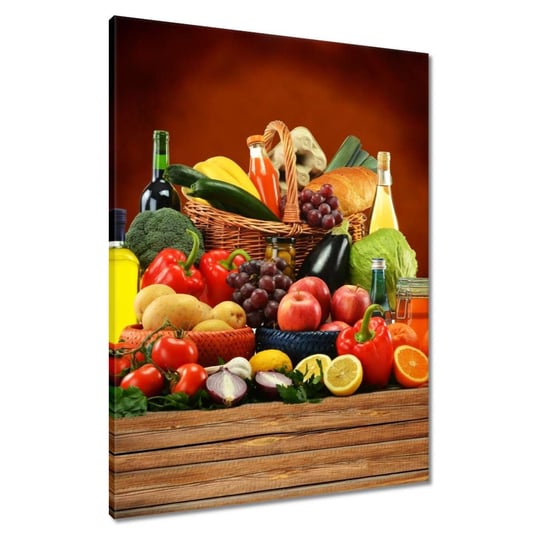 Obraz 60x80cm Owoce Warzywa do kuchni ZeSmakiem