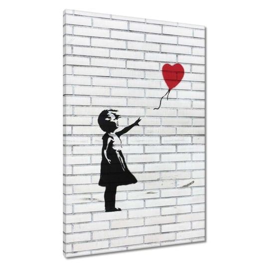 Obraz 60x90cm Banksy Dziewczynka Balon ZeSmakiem