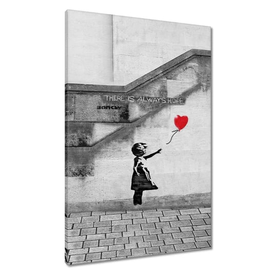 Obraz 60x90cm Banksy Dziewczynka Hope ZeSmakiem