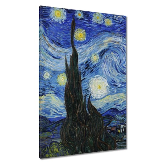 Obraz 60x90cm Gwiaździsta Noc Van Gogh ZeSmakiem