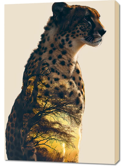 Obraz 70x100cm Gepard Duch Sawanny Inna marka