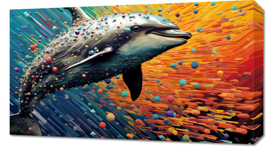 Obraz 70x40cm Delfin w Palecie Barw Zakito Posters