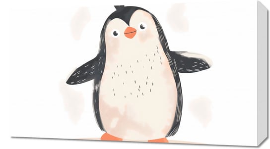 Obraz 70x40cm Radość Małego Pingwinka Inna marka