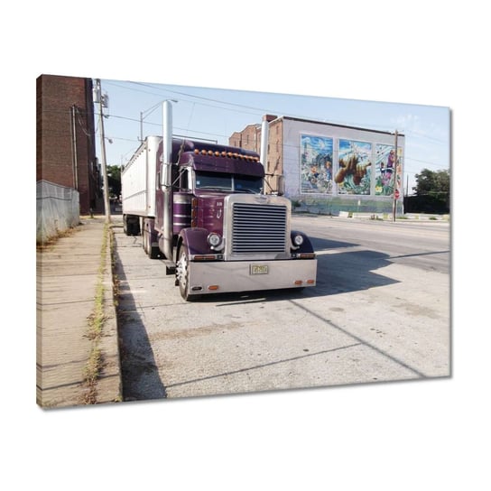 Obraz 70x50 Amerykańska ciężarówka ZeSmakiem
