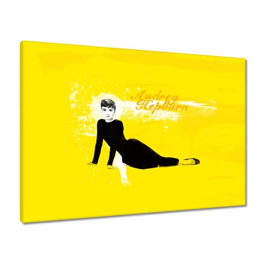 Obraz 70x50 Audrey Hepburn Cytrynowy ZeSmakiem