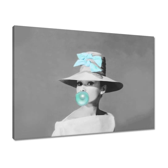 Obraz 70x50 Audrey Hepburn z gumą ZeSmakiem