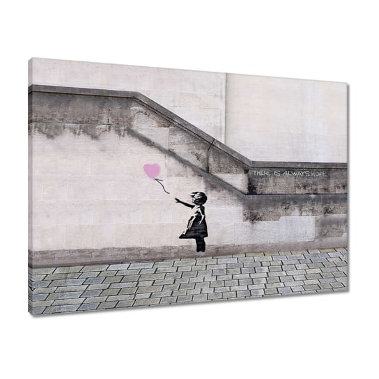 Obraz 70x50 Banksy Balonik Dziewczyna ZeSmakiem