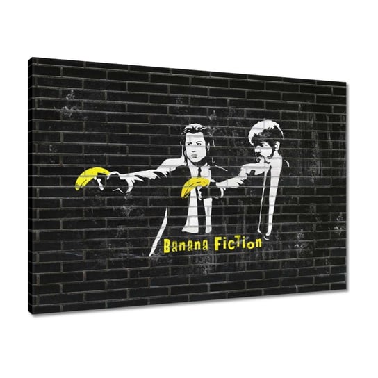 Obraz 70x50 Banksy Banana Fiction ZeSmakiem