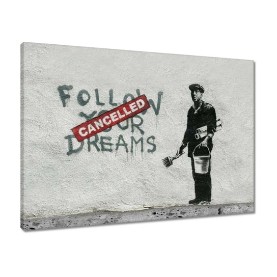 Obraz 70x50 Banksy Follow Your Dreams ZeSmakiem