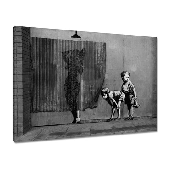 Obraz 70x50 Banksy Laska Prysznic ZeSmakiem