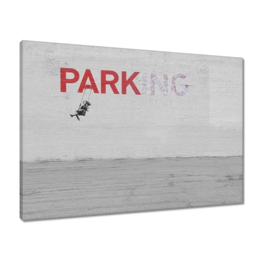 Obraz 70x50 Banksy Parking ZeSmakiem